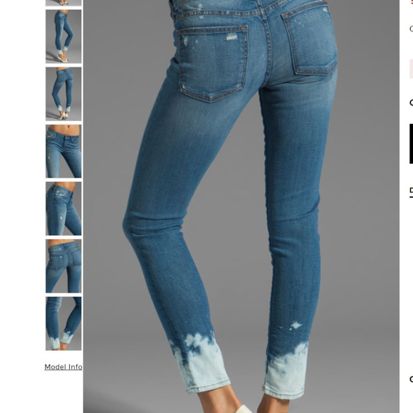 Jeans Skinny Rich & Skinny Dark Wash - Taille 26x30 - Occasion Très Bon état